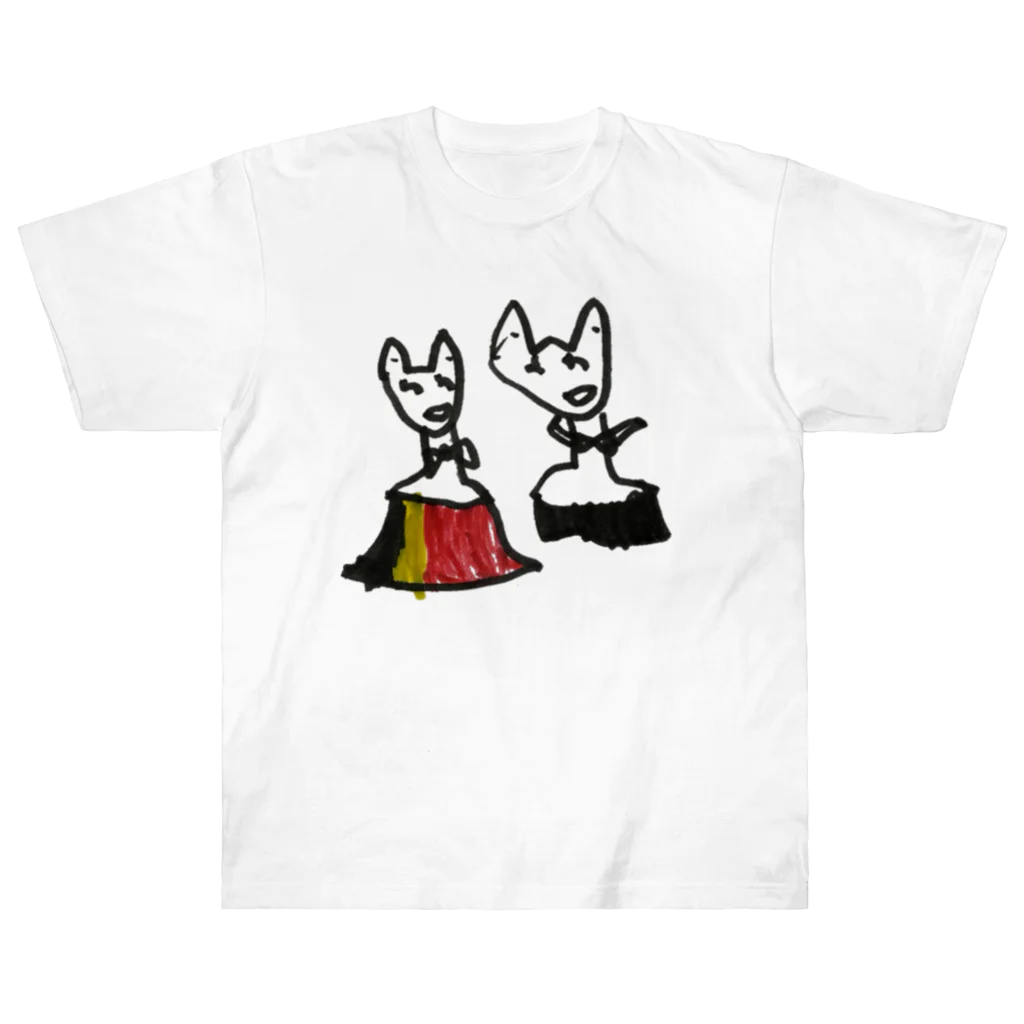 BWfamilyのおやまのきつねのおんなのこ Heavyweight T-Shirt