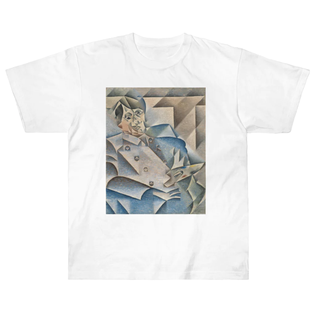世界美術商店のピカソの肖像画 / Portrait of Pablo Picasso ヘビーウェイトTシャツ