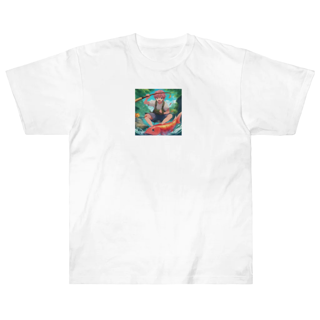 kenbenの釣り好き男子 Heavyweight T-Shirt