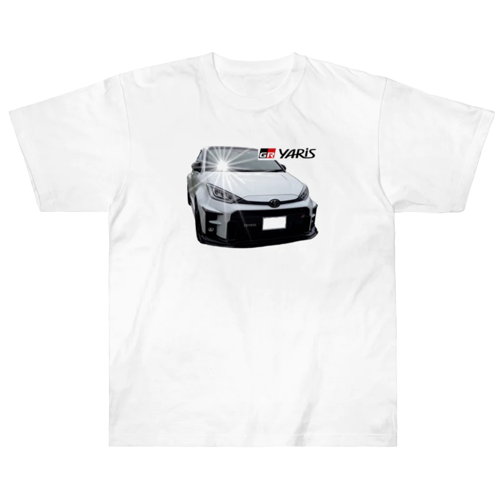 GRヤリスプリントグッズのTOYOTA 　GRヤリスのプリントグッズ Heavyweight T-Shirt