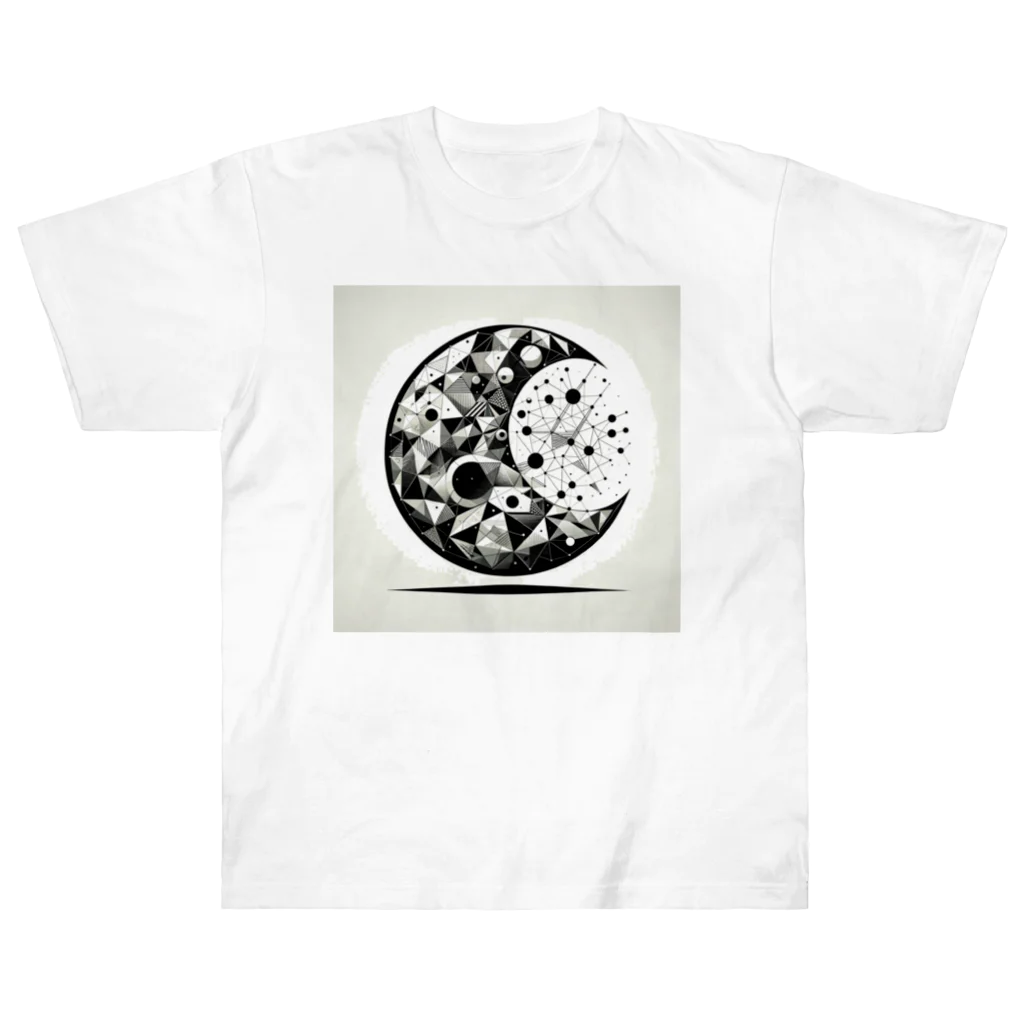 BochiBoochi-walkerのジオメトリーA9 Heavyweight T-Shirt