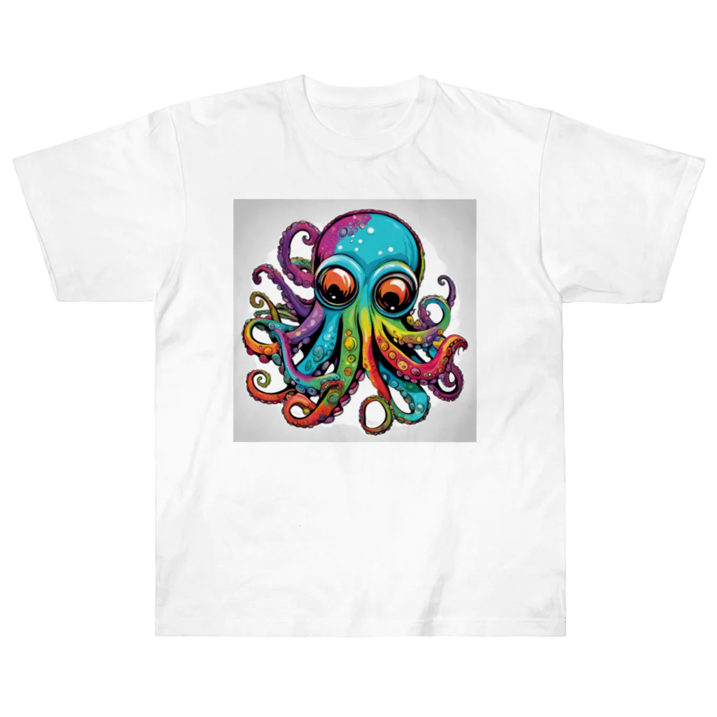 彩り屋のFUNKYOctopus Heavyweight T-Shirt