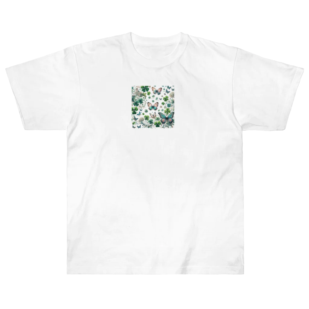 Lovers-chapelの四葉のクローバー Heavyweight T-Shirt