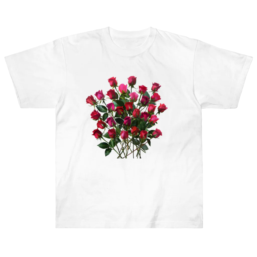 24_Redpink  visual calendarのRedpink 29Roses Heavyweight T-Shirt