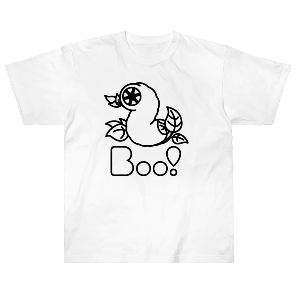 Boo!のBoo!(モンゴリアンデスワーム) ヘビーウェイトTシャツ