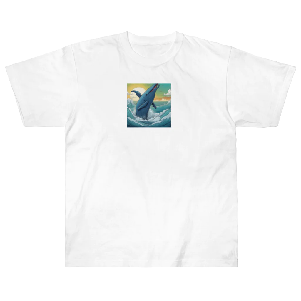 katami1の鯨 Heavyweight T-Shirt