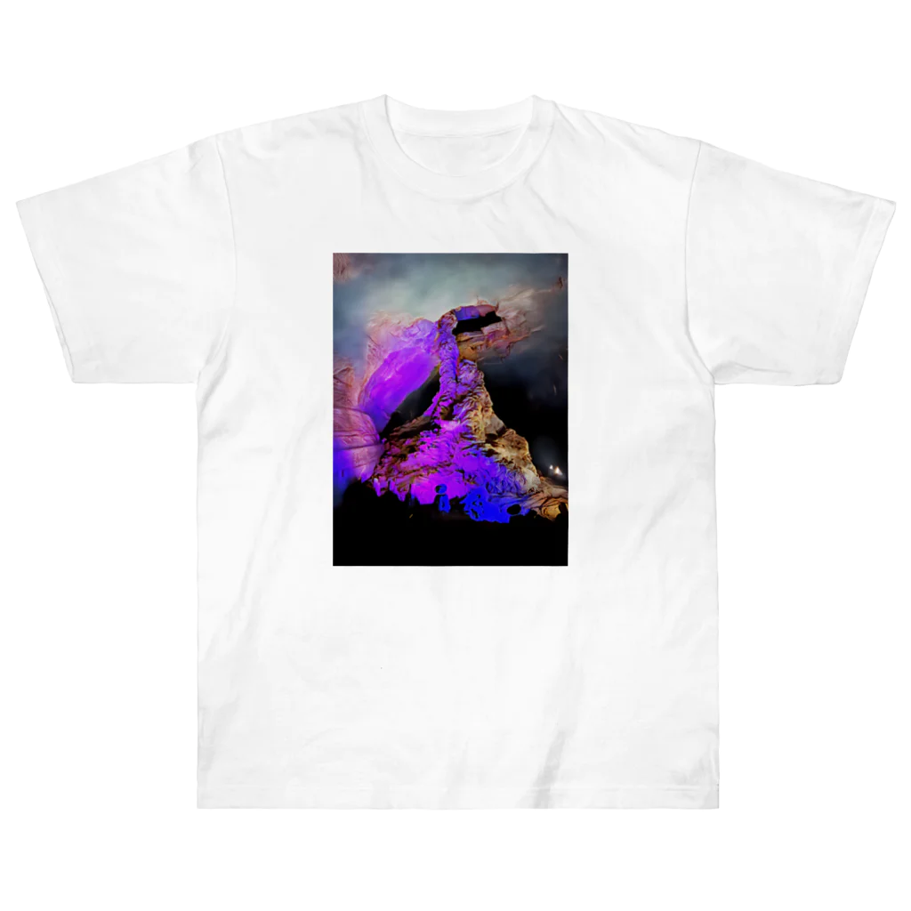 meyl29の紫の洞窟 ヘビーウェイトTシャツ
