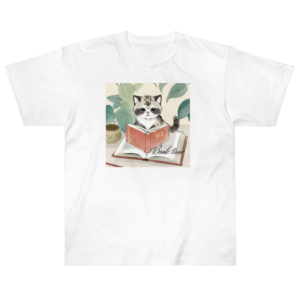 AmoriのBook time Heavyweight T-Shirt