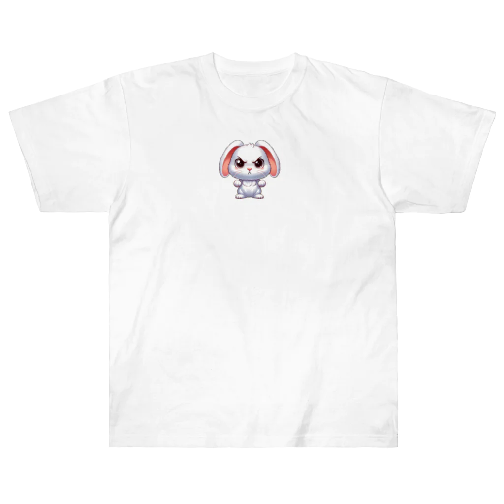 うさぎの足跡🐾のぷんぷん　きらぴ　（うさぎ） Heavyweight T-Shirt