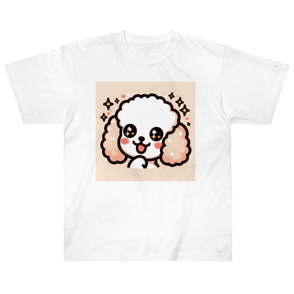 RyuReoの【ステッカー】ふわもこワンコ - わぉver Heavyweight T-Shirt