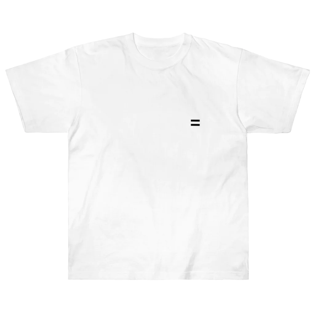 ø   [œ]   =  ［íːkwəl］のSays in the back 「背中で語る」vh-05 ヘビーウェイトTシャツ