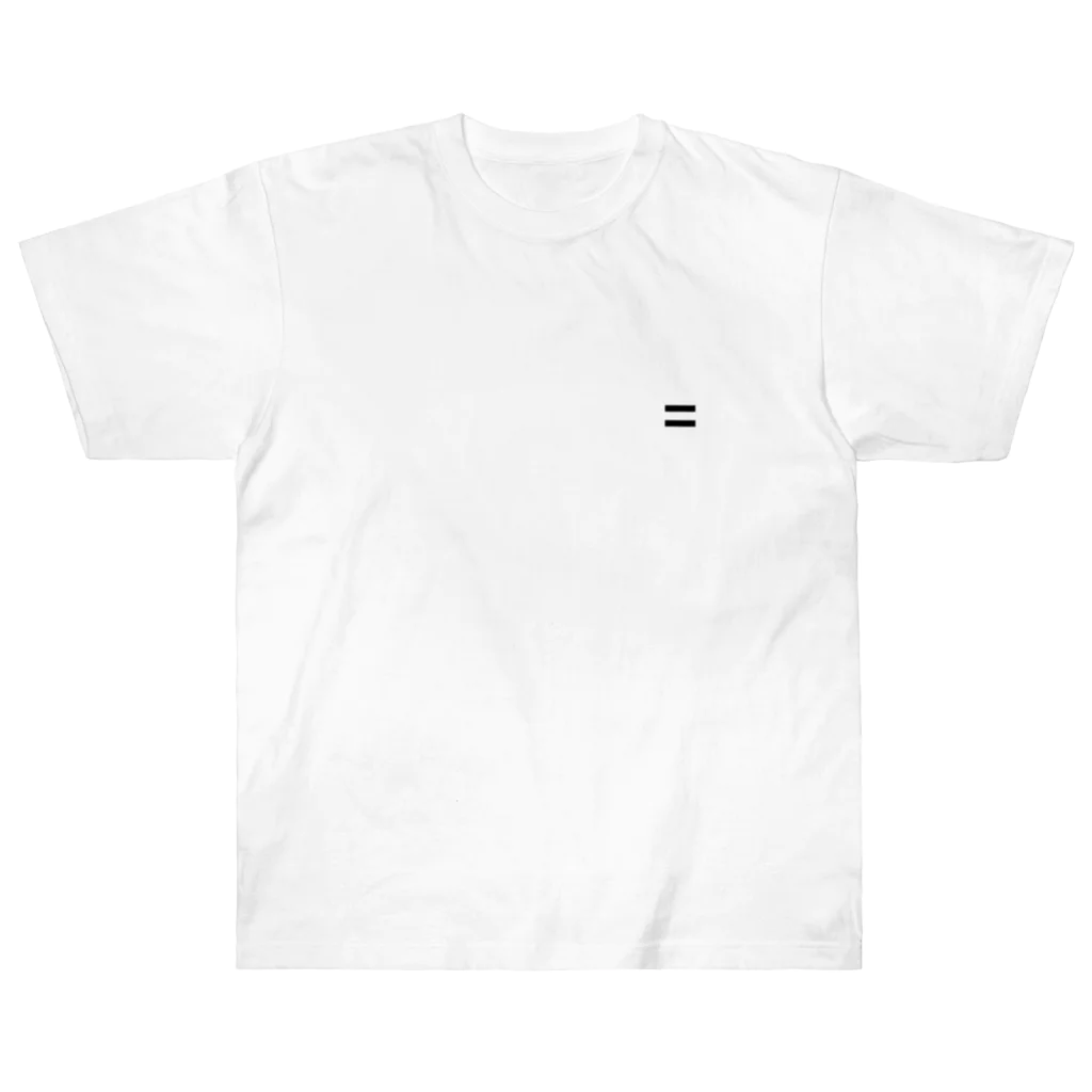 ø   [œ]   =  ［íːkwəl］のSays in the back 「背中で語る」ws-01 Heavyweight T-Shirt