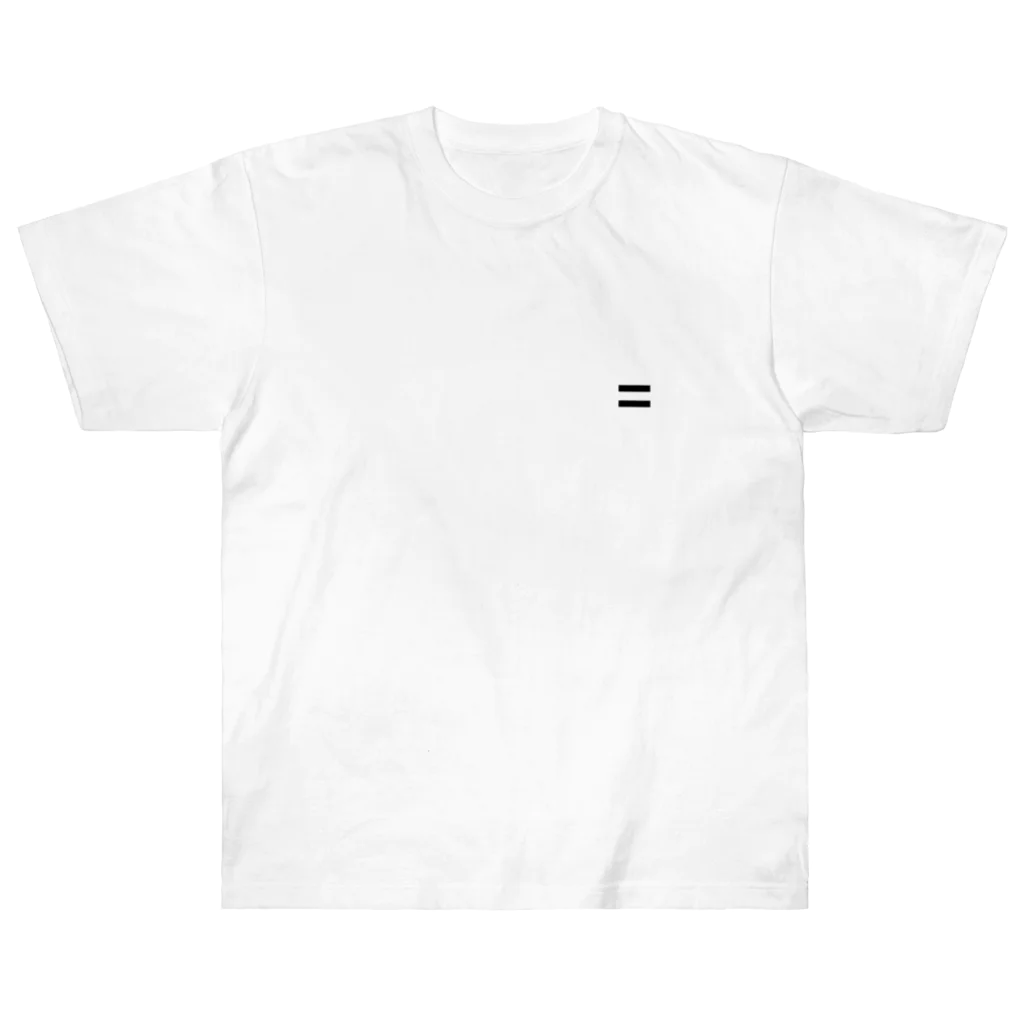 ø   [œ]   =  ［íːkwəl］のSays in the back 「背中で語る」vh-03 Heavyweight T-Shirt