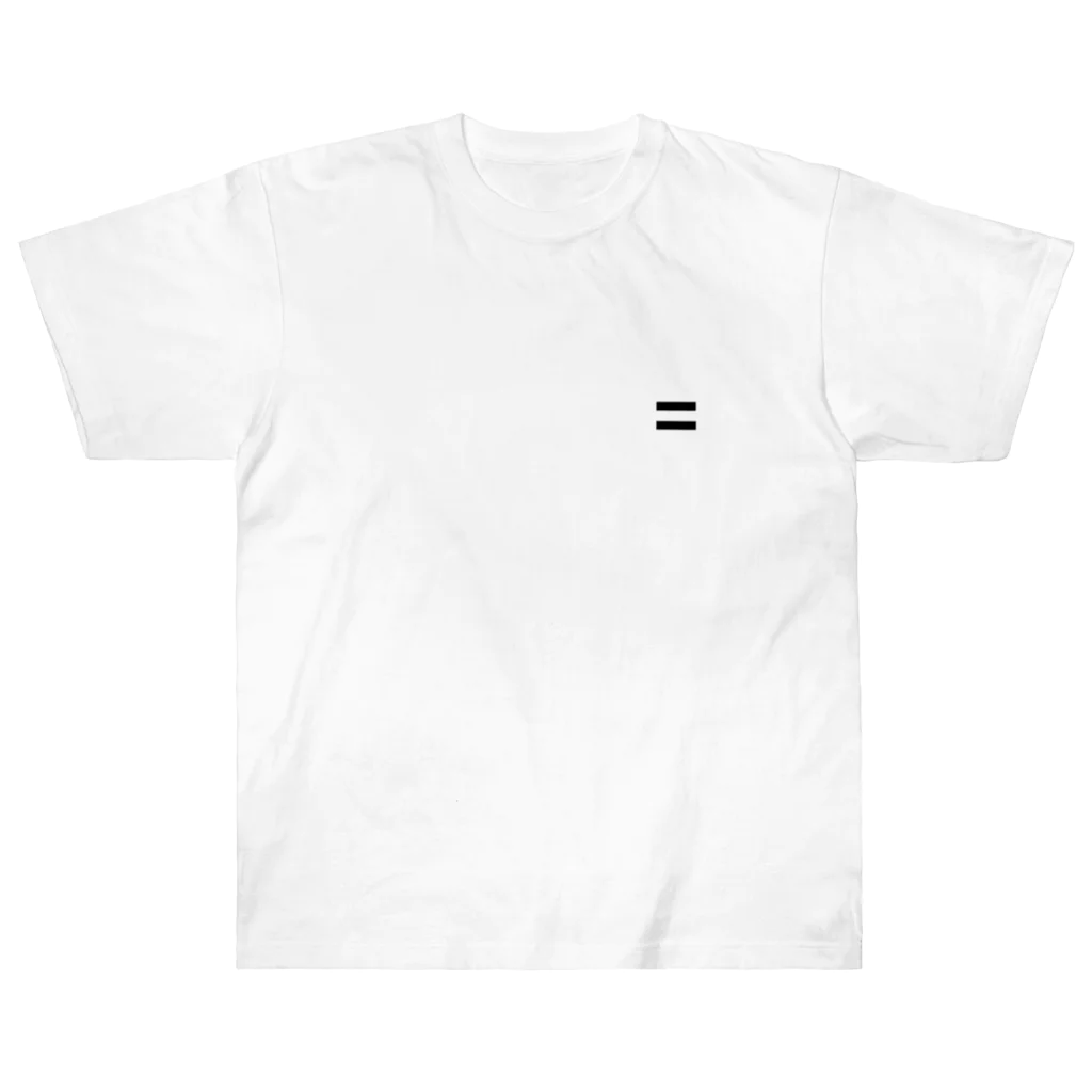 ø   [œ]   =  ［íːkwəl］のSays in the back 「背中で語る」vh-1 Heavyweight T-Shirt