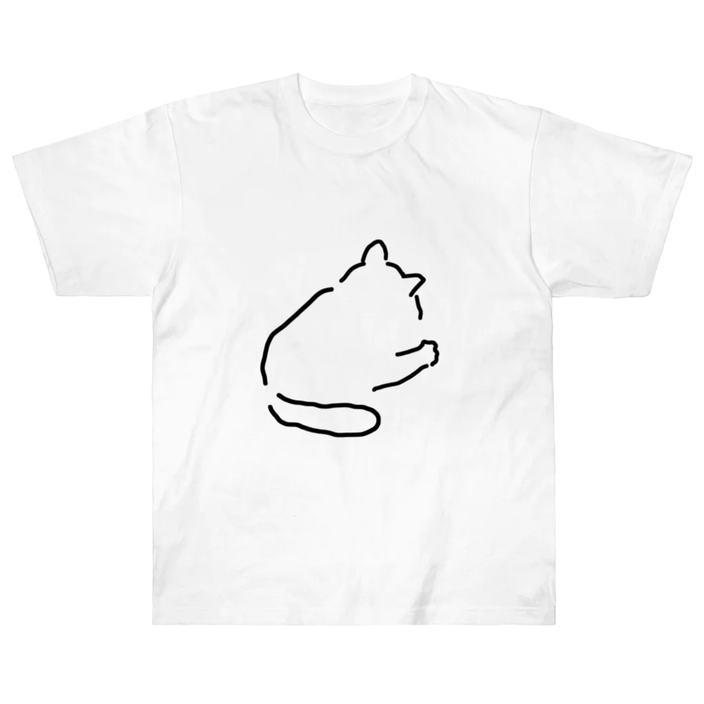 ののの猫屋敷の【こねこね】 Heavyweight T-Shirt