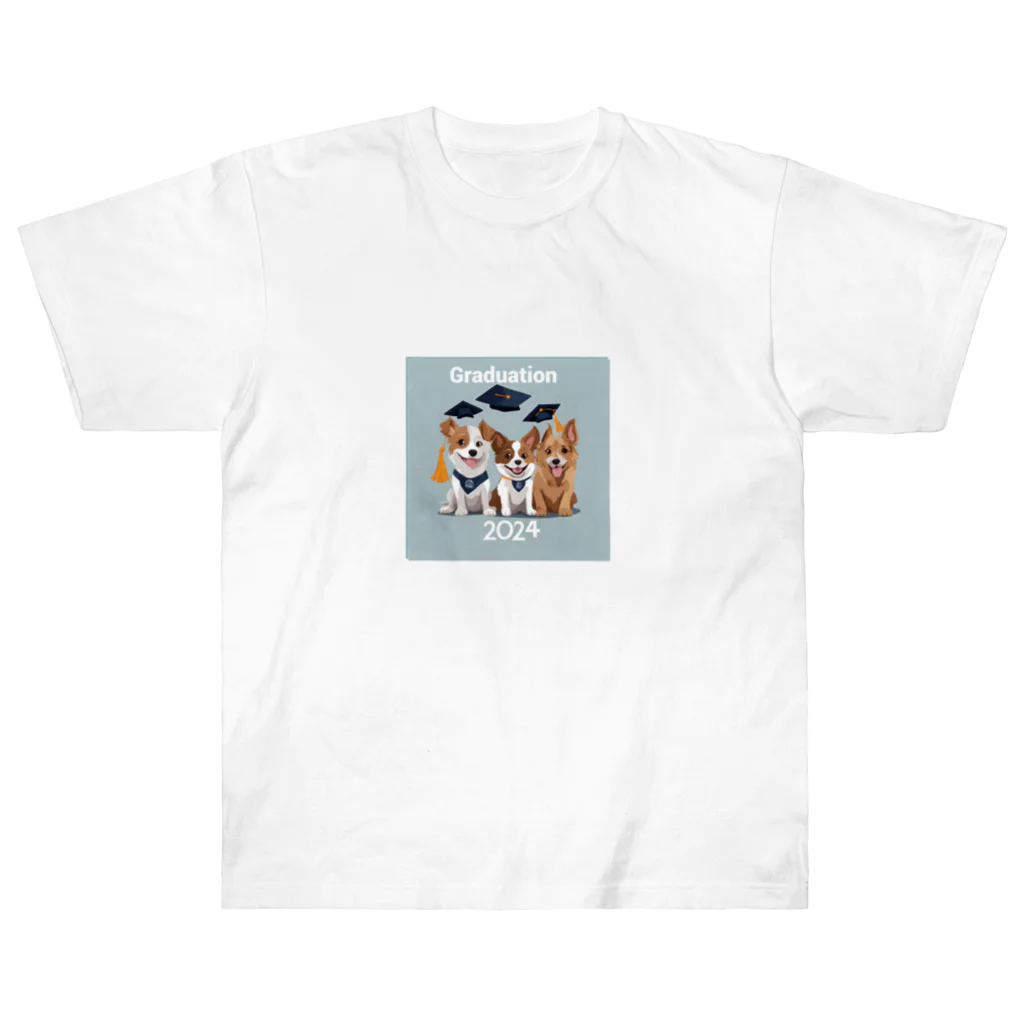 Tomo_Bluebellの2024卒業アイテム　犬 ヘビーウェイトTシャツ