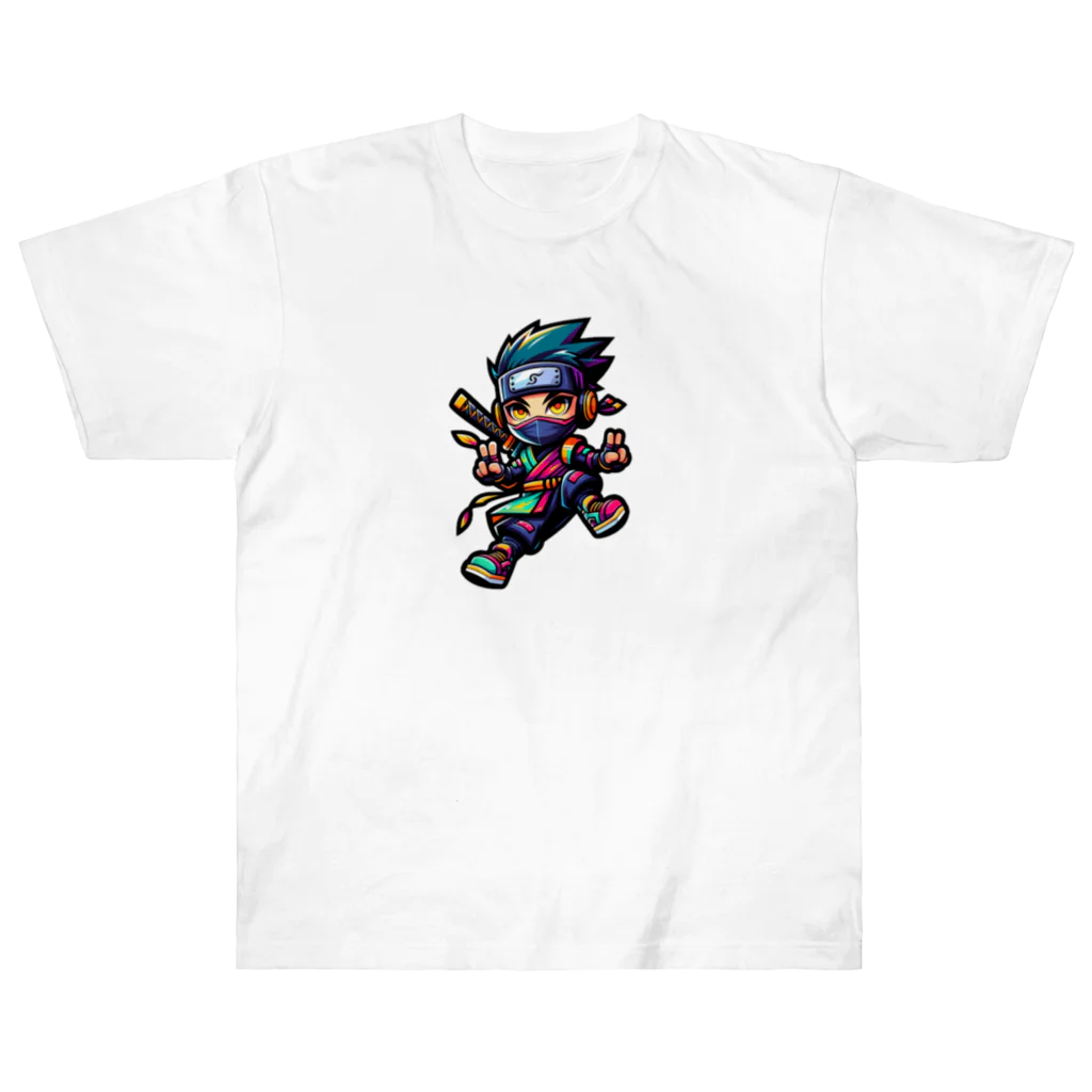 rsrsrsrsrの“Digital Ninja” Heavyweight T-Shirt