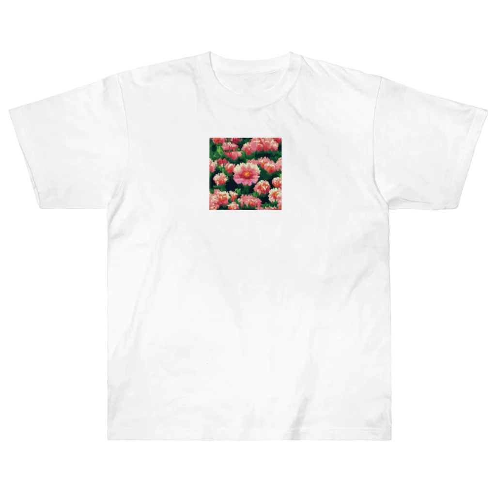 noaru633のドット絵のモンテレイカミツレ Heavyweight T-Shirt