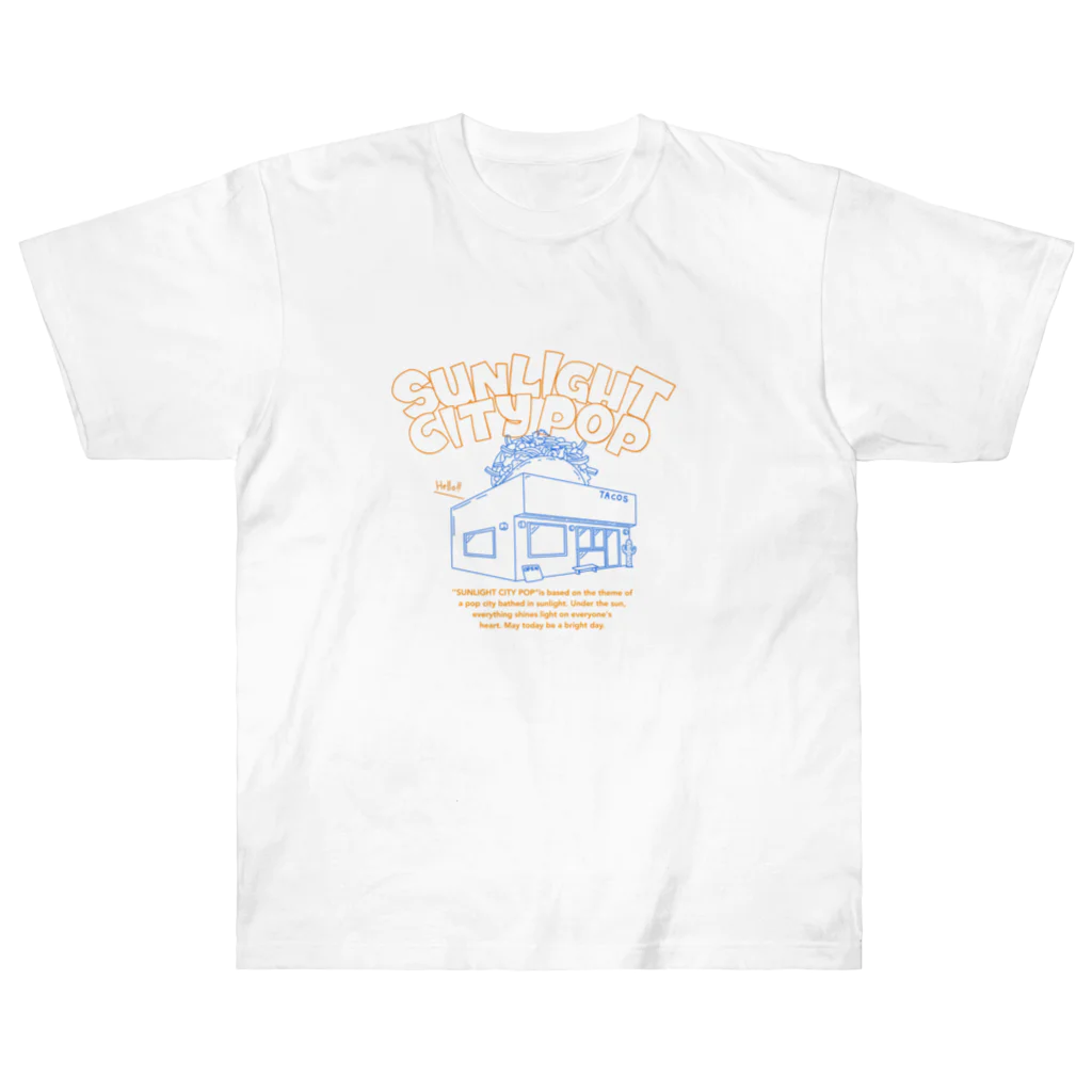 SUNLIGHT CITY POPの"TACOS SHOP" Heavyweight T-Shirt