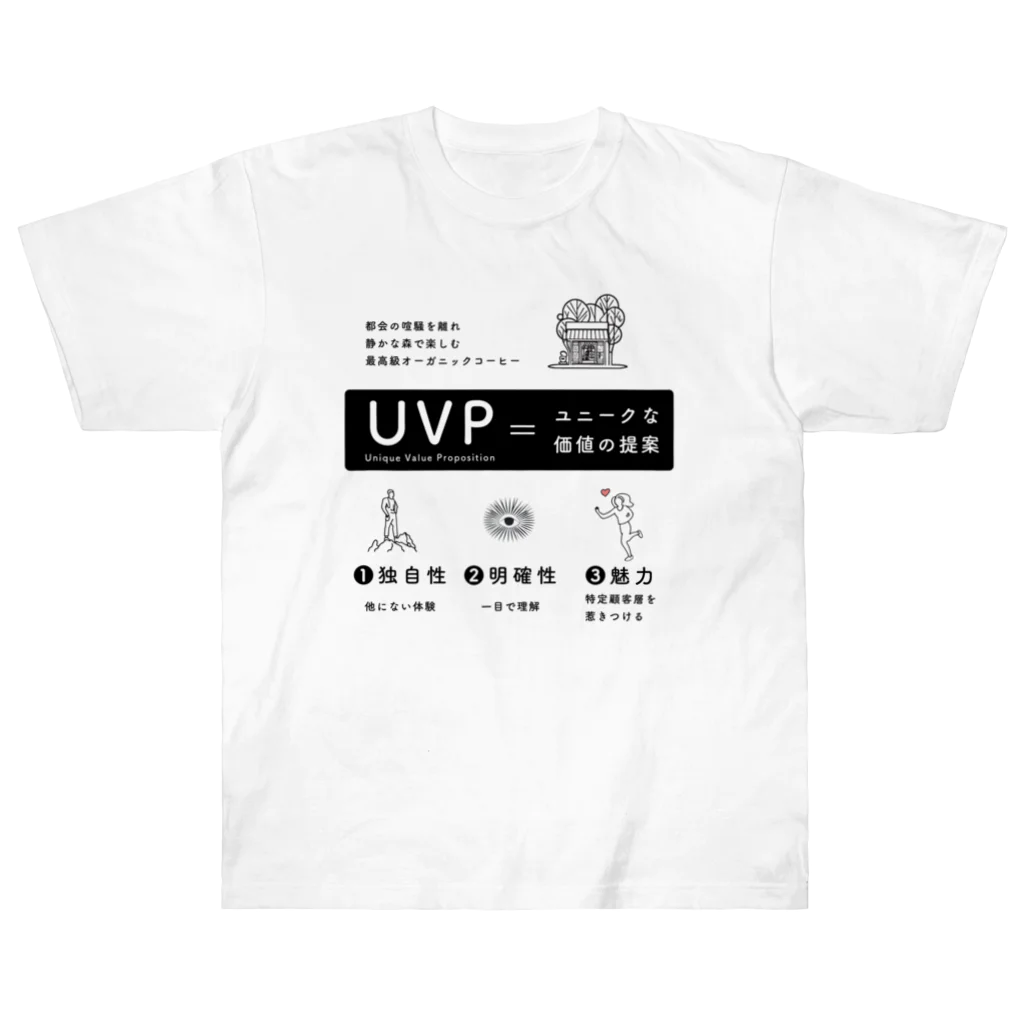 Thousalight_マーケティングの会社やってます！のUVP（Unique Value Proposition） ヘビーウェイトTシャツ