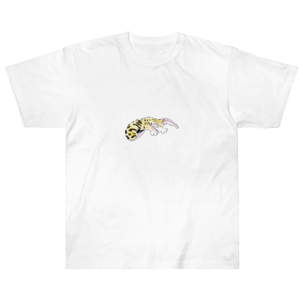 えんがわ　ひなたぼっこのヒョウモントカゲモドキ Heavyweight T-Shirt