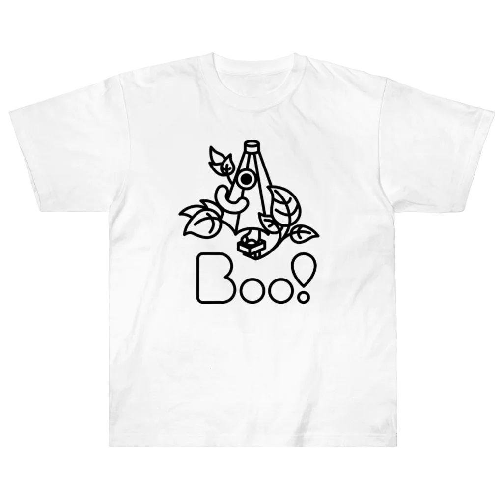 Boo!のBoo!(からかさおばけ) ヘビーウェイトTシャツ