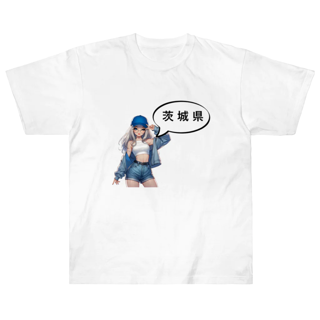 music_japanの茨城ガール（一部両面あり） ヘビーウェイトTシャツ