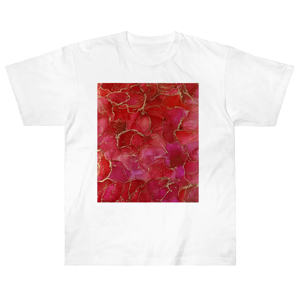 Lumi LumiのStrawberry Rose ヘビーウェイトTシャツ