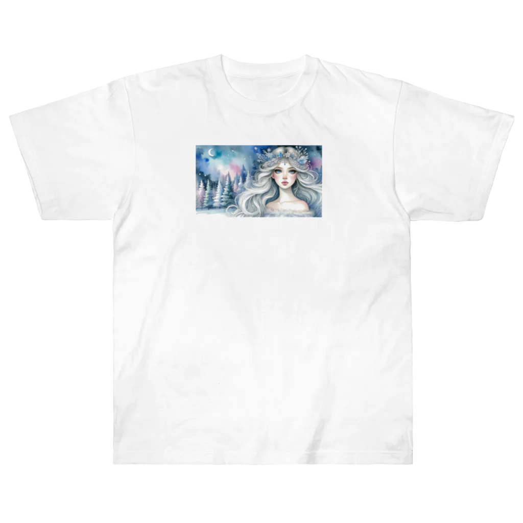 ZUCCOの氷の精霊と夜の森の秘密 Heavyweight T-Shirt