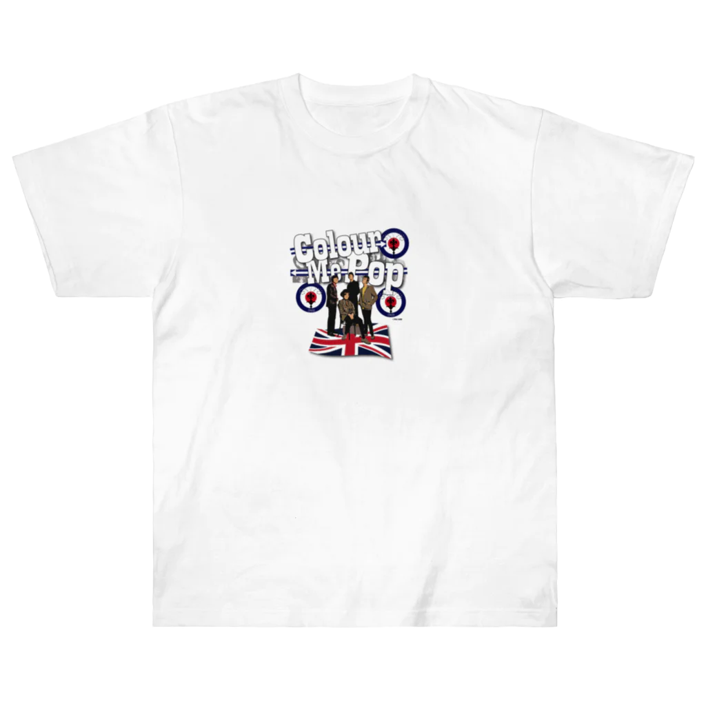 PHSG SOUND 音楽とアートのColour Me Pop カラーミーポップ モッズと音楽 Heavyweight T-Shirt