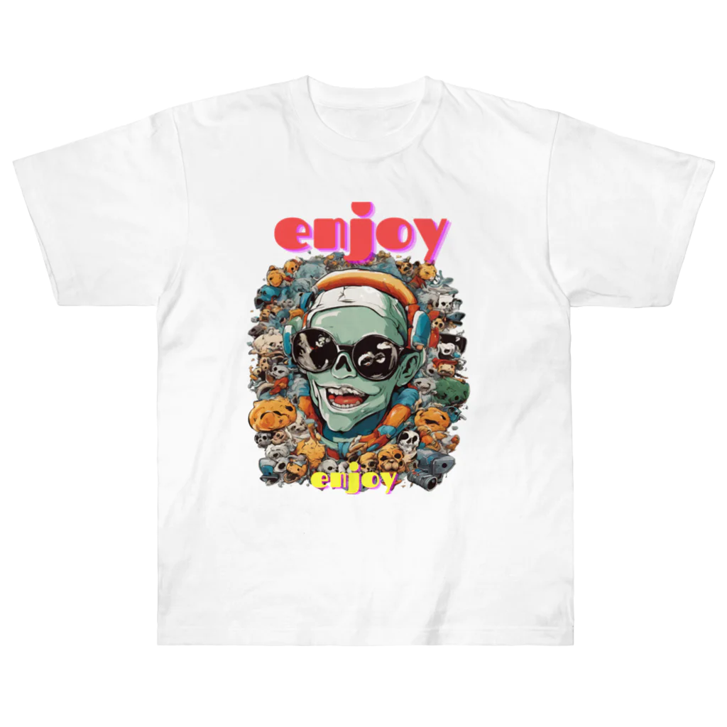 yumekauのENJOYしようゼ Heavyweight T-Shirt