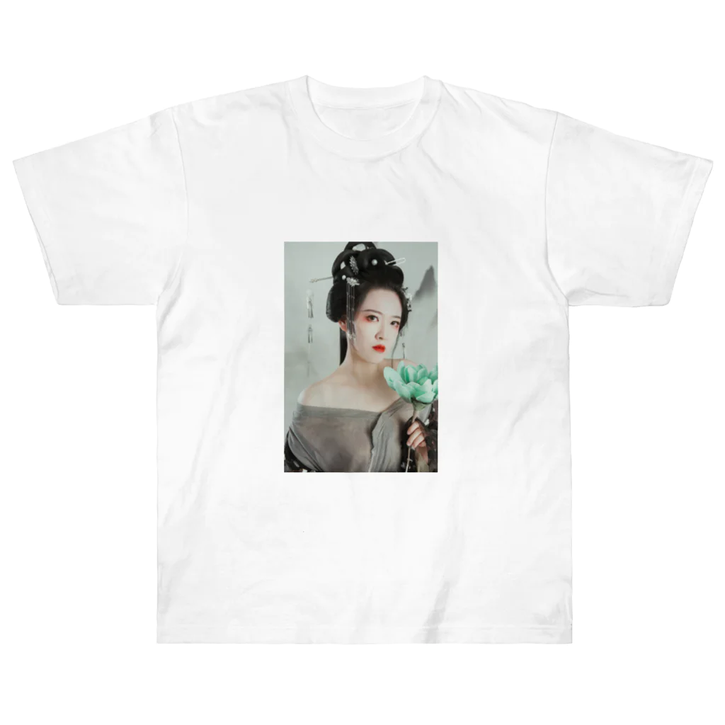 MAYA‘s love shopの中国風美人 Heavyweight T-Shirt