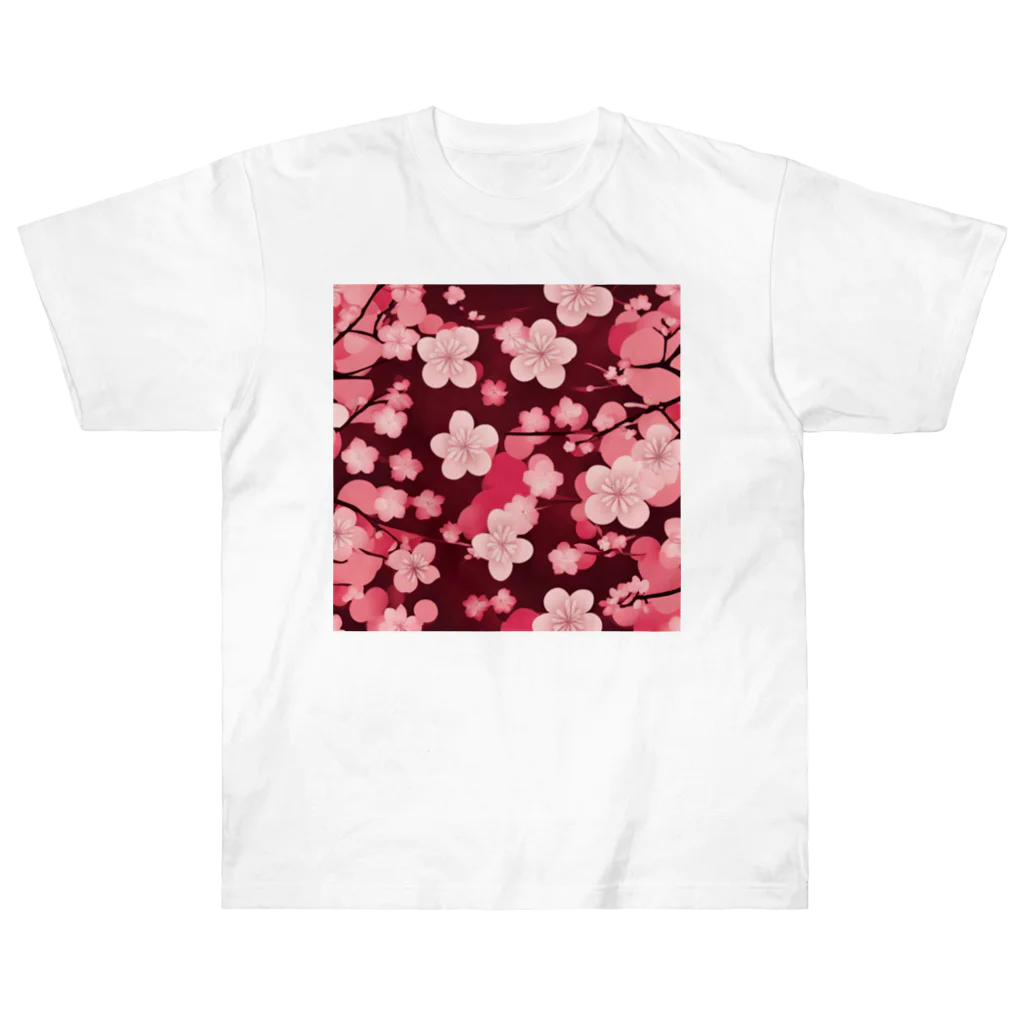 curtisの桜の花びら Heavyweight T-Shirt