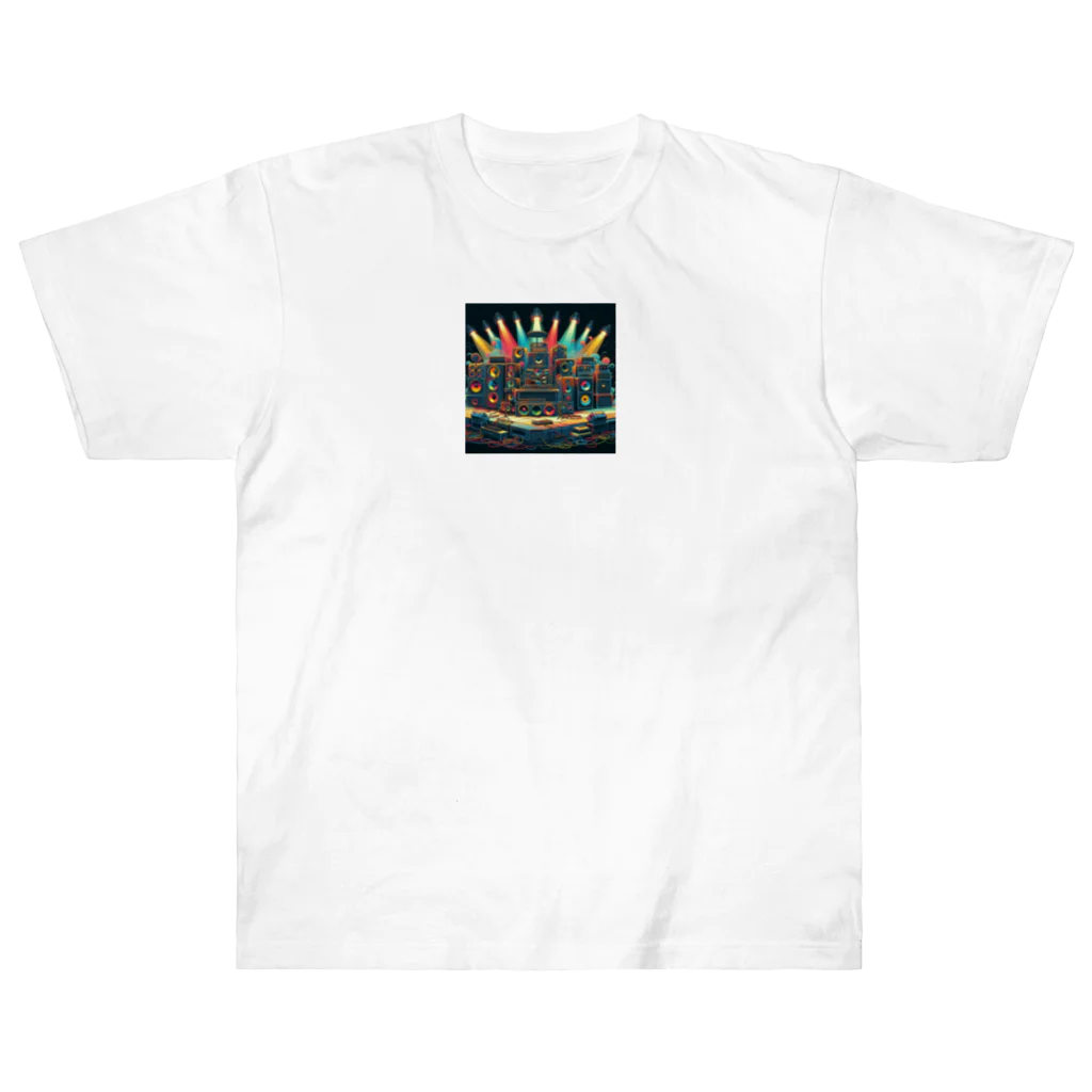 音楽ルー106のサウンドシステム Heavyweight T-Shirt