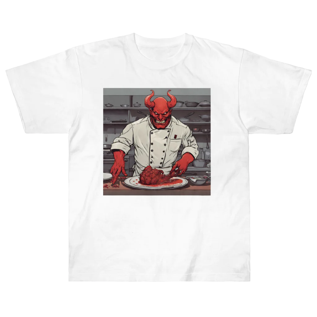 d-design-labのdevil's cookingグッズ Heavyweight T-Shirt