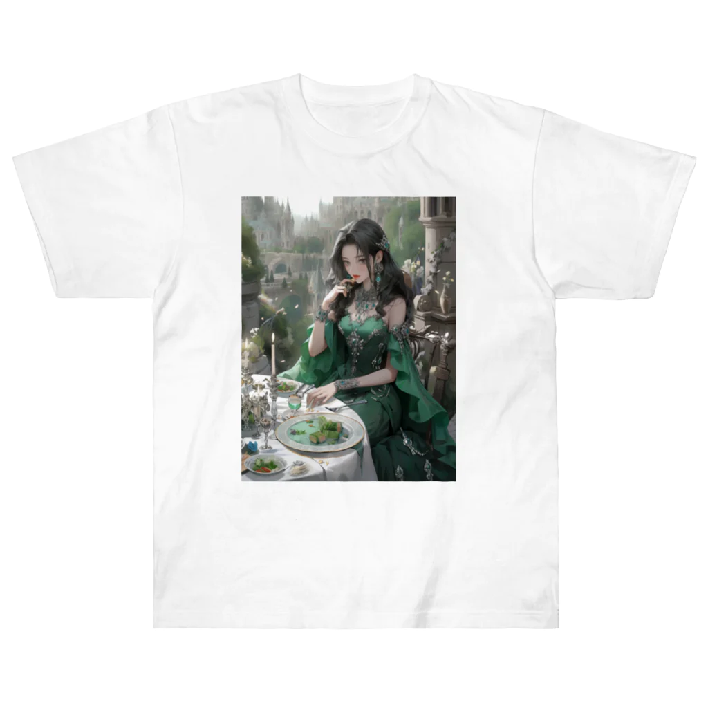 AQUAMETAVERSEの豪華客船でディナー　sanae 2074 Heavyweight T-Shirt