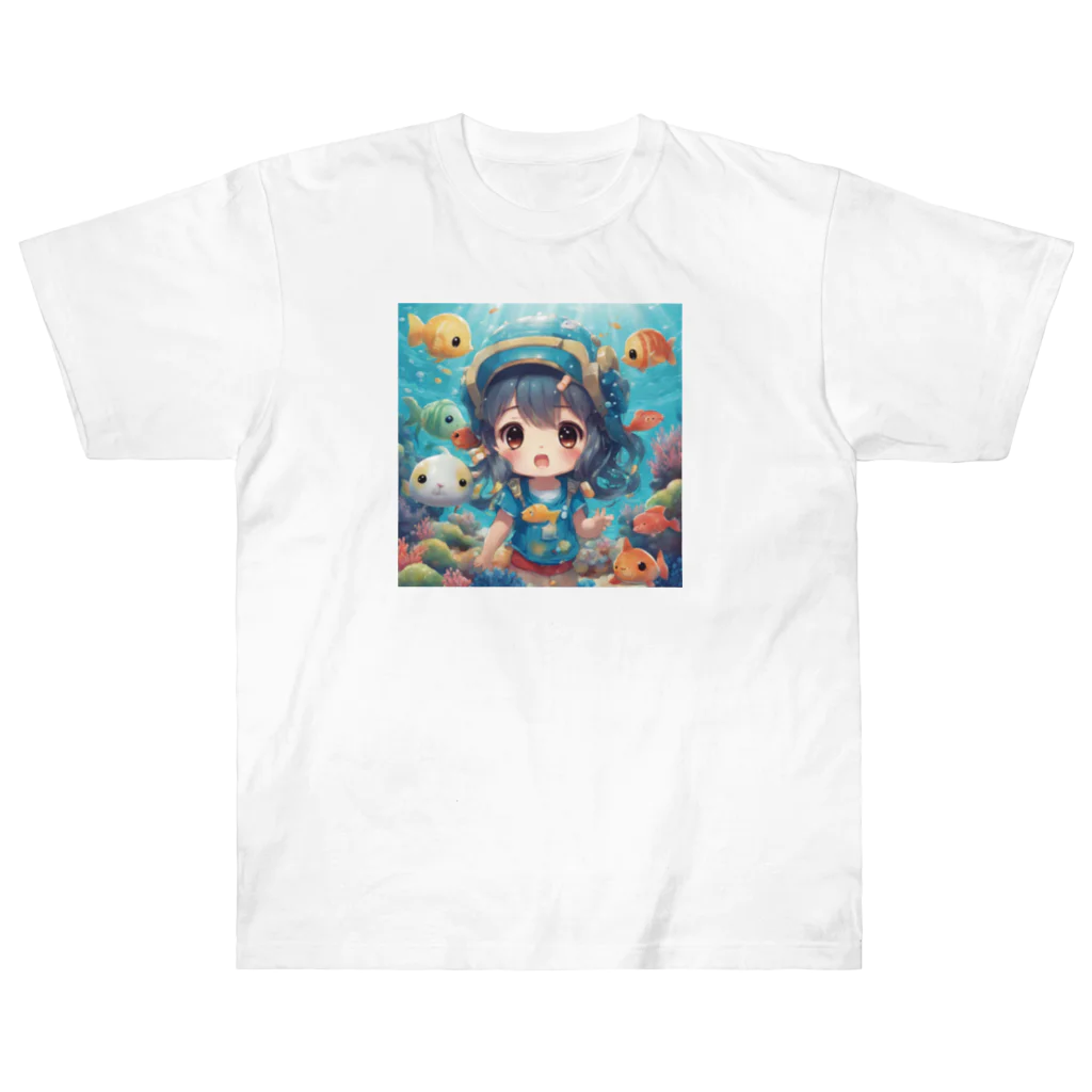 ☆KOKORAY☆のゴンズイちゃん ヘビーウェイトTシャツ