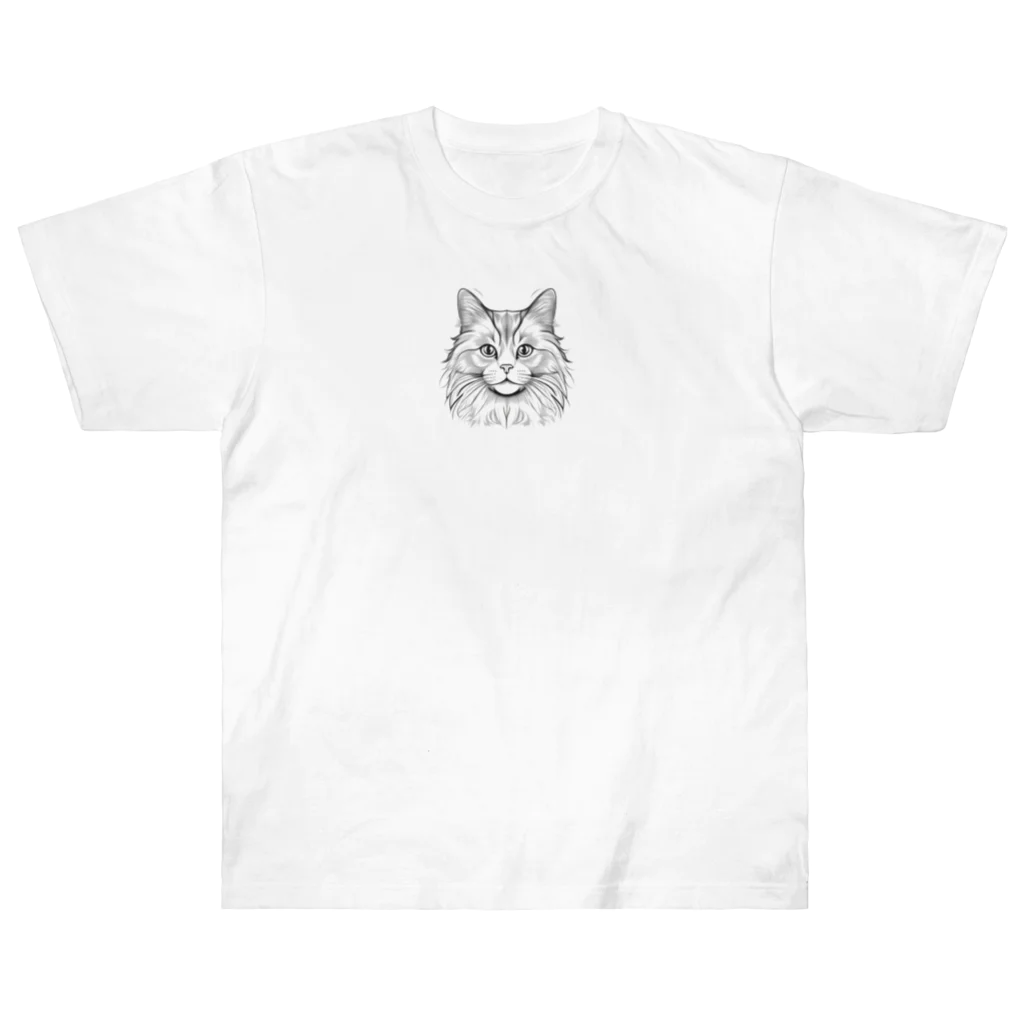 どうぶつやのサイベリアン       猫 ヘビーウェイトTシャツ