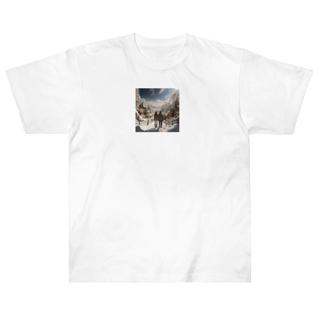 aoicanonのEnchanted Winter Vista Heavyweight T-Shirt