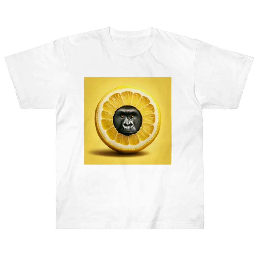 ゴリラショップのThe Mighty Gorilla Lemon  ヘビーウェイトTシャツ