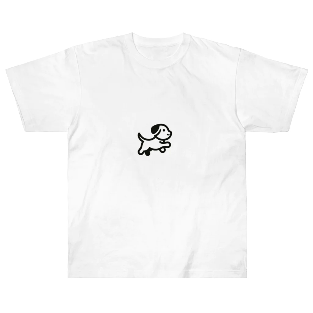 LISPのクール黒ワンちゃん Heavyweight T-Shirt