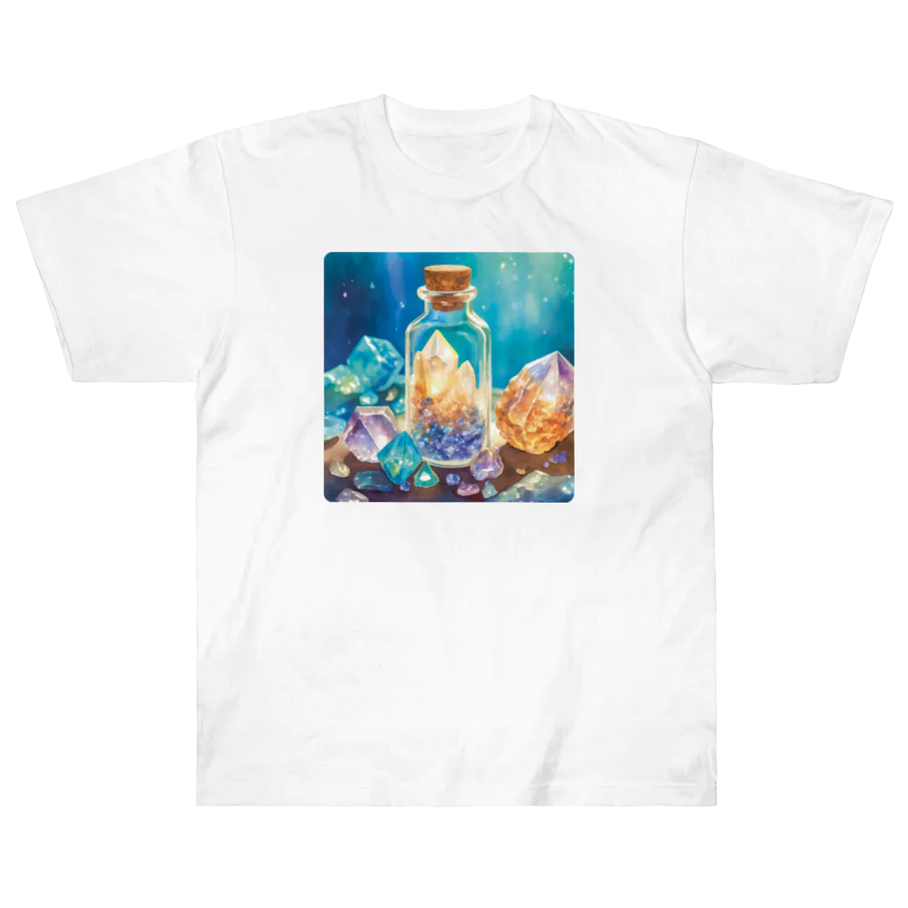 アリエルの空想鉱物店 "Arier's Imaginary Mineral Shop"の空想鉱物〈小瓶Ⅰ〉 ヘビーウェイトTシャツ