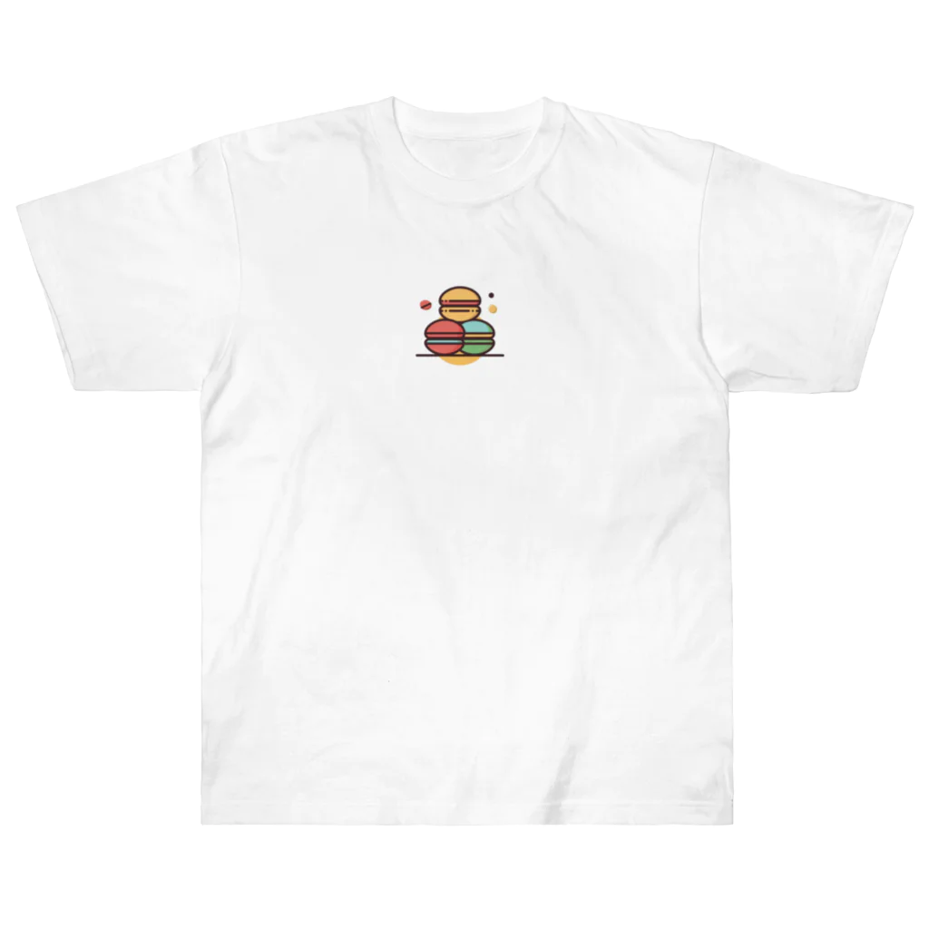 ハチ-8のマカロン　カラフル Heavyweight T-Shirt