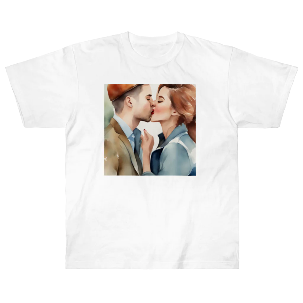 メアリーの「恋人のキス」 Heavyweight T-Shirt