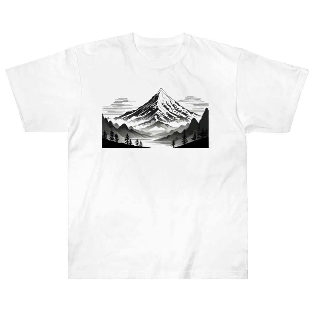 Kz_25@アウトドアーのキャンプファッション -The mountain- Heavyweight T-Shirt