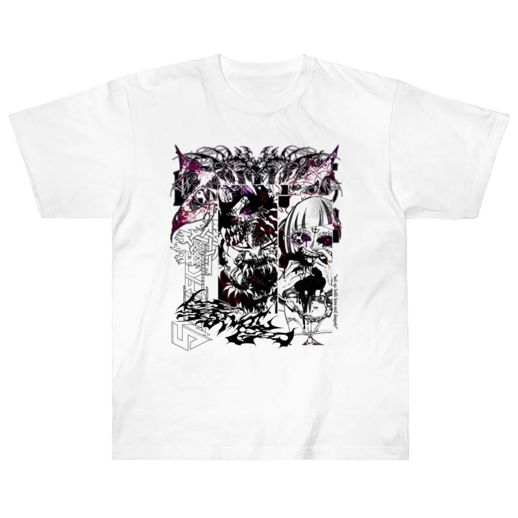 エゴイスト乙女の戦闘モード Heavyweight T-Shirt