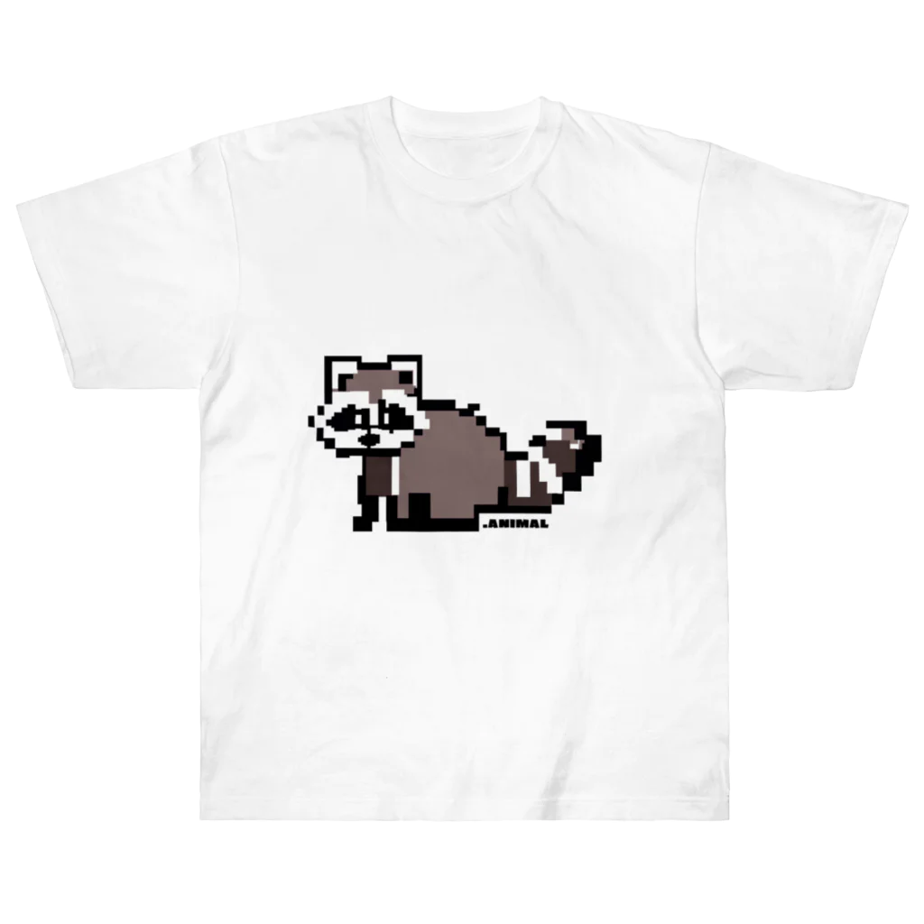 .ANIMALのドットアライグマ　 なんだ？ ver ヘビーウェイトTシャツ