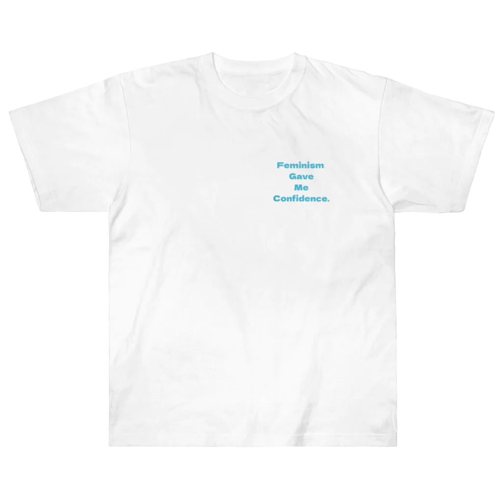 yurufemのFeminism gave me confidence Heavyweight T-Shirt