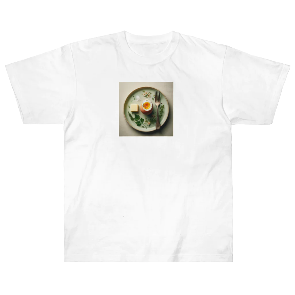 ONE POINTの優雅なbreakfast  Heavyweight T-Shirt