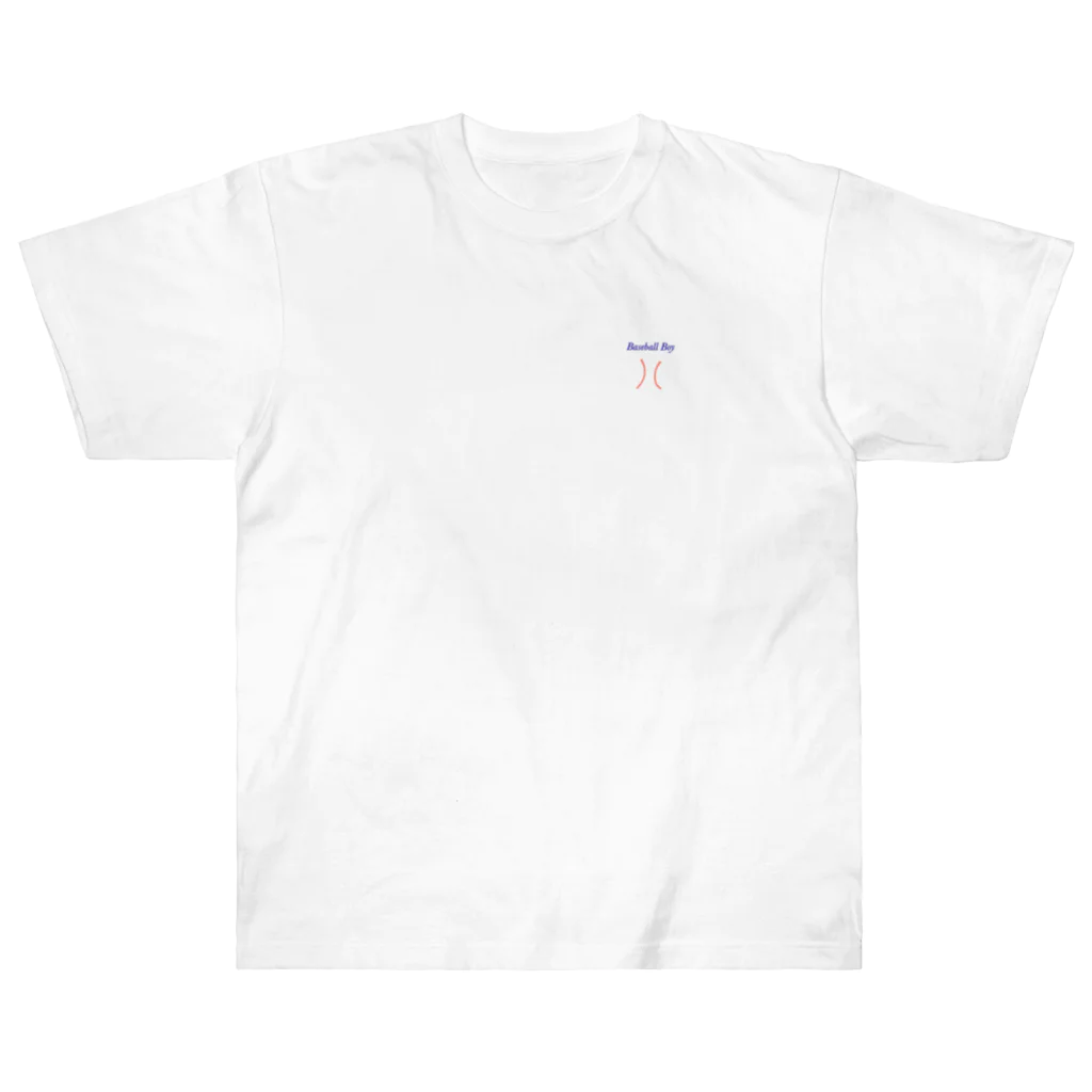 PON@の野球男子 Heavyweight T-Shirt